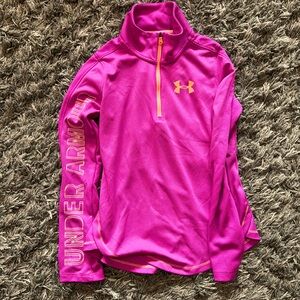 Girls under Armour quarter zip size medium